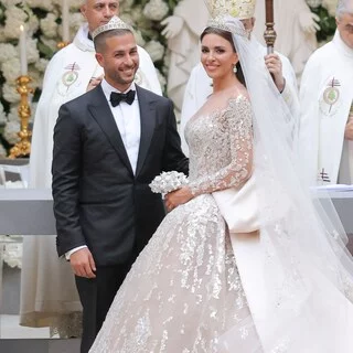 Designer Elie Saab's son Celio marries Zein Qutami