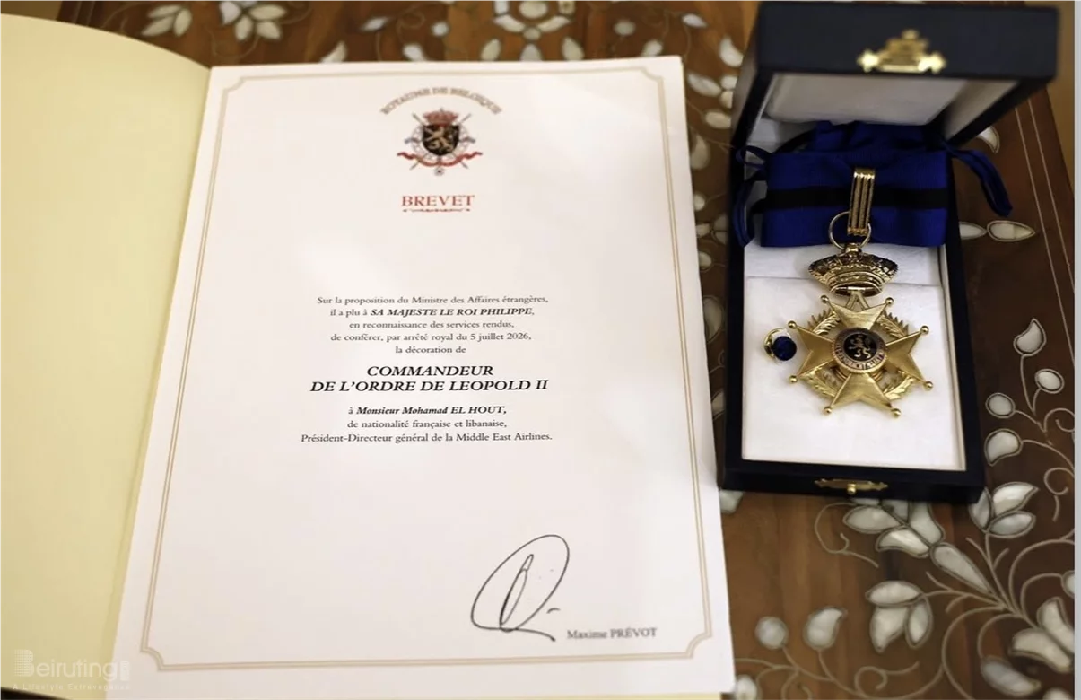 MEA Chairman Mohamad El Hout Honored as Commander of Belgium’s Order of Leopold II