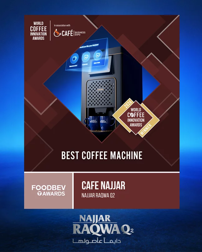 LEBANON AT THE FOREFRONT: NAJJAR RAQWA Q2 WINS TWO WORLD COFFEE INNOVATION AWARDS