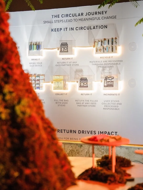 Philip Morris Lebanon Unveils GENESIS Sculpture Crafted from Recovered IQOS Devices