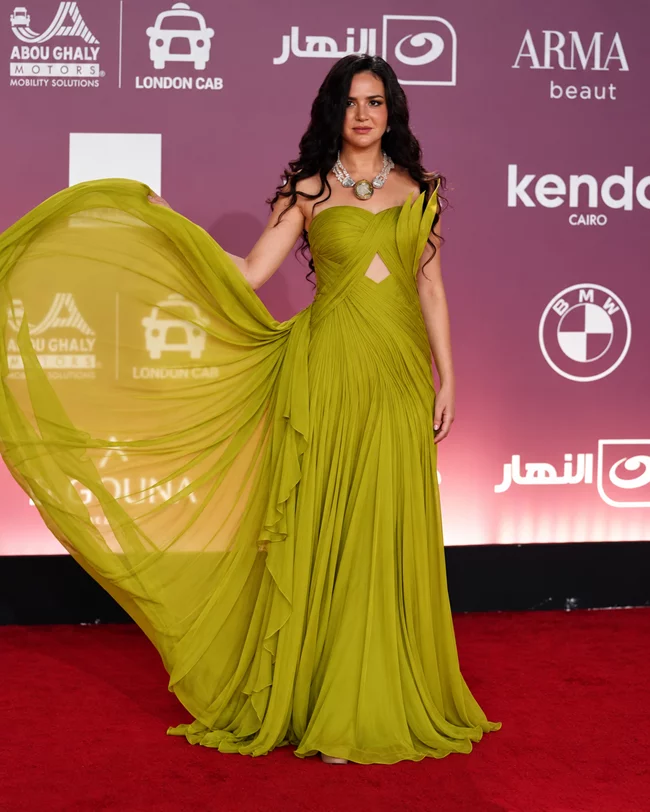 RAKEEN SAAD MAKES A STRIKING RED-CARPET STATEMENT IN MOONMAINS COUTURE AT EL GOUNA FILM FESTIVAL 2026