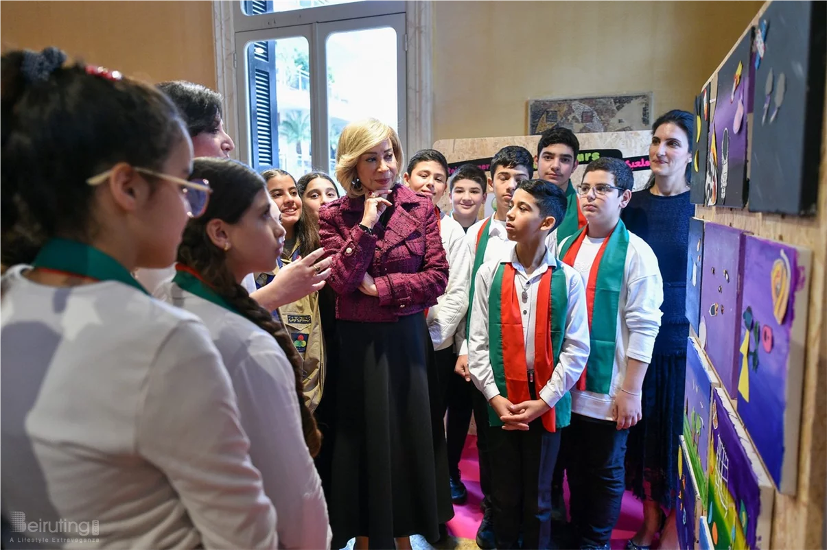 أطلق مبادرة "الفنون الجوّالة" واحتفل بمرور عَقد على الورش التعبيرية في المدارس نعمت عون رَعَت نشاطاً لمتحف "بِما":الإبداع هو الرسالة الأولى لبناء السلام يرق: عمّق المتحف التجربة التربوية مساهماً في تطويرها