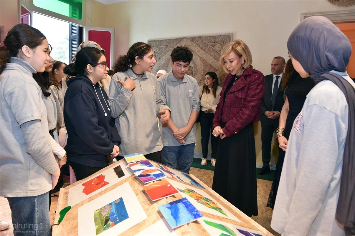 أطلق مبادرة "الفنون الجوّالة" واحتفل بمرور عَقد على الورش التعبيرية في المدارس نعمت عون رَعَت نشاطاً لمتحف "بِما":الإبداع هو الرسالة الأولى لبناء السلام يرق: عمّق المتحف التجربة التربوية مساهماً في تطويرها