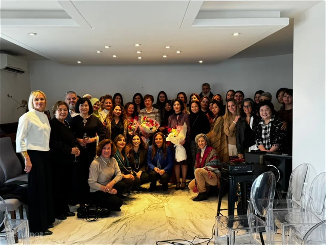 Gathering of diplomats spouses at the polish embassy