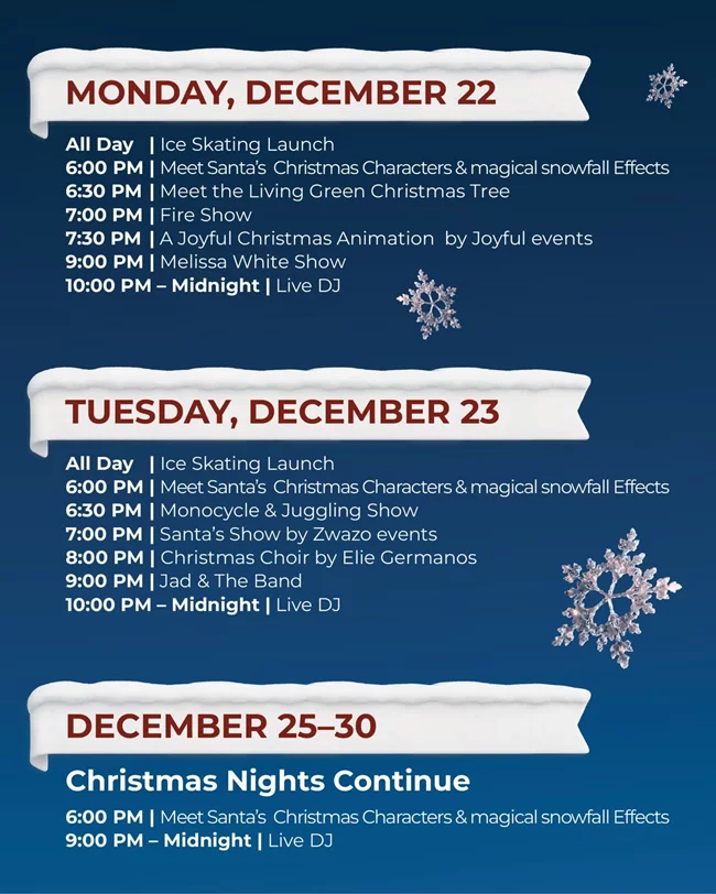 Zahle Magical Christmas: A First-of-Its-Kind Holiday Spectacle in the Bekaa