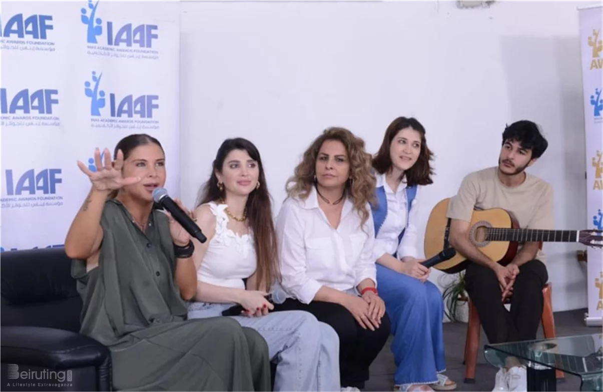 Inas Al Jarmakani and Aline Lahoud Conclude the IAAF AWARDS Competition at Chhim Public High School