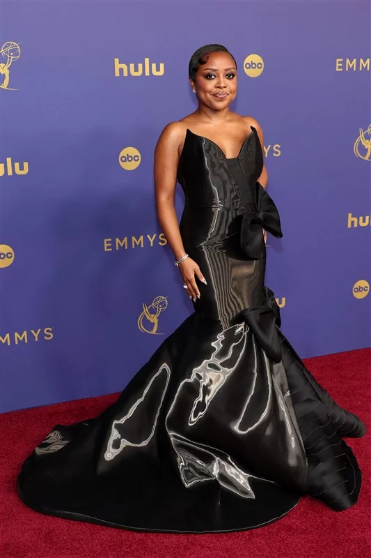 Quinta Brunson in Georges Chakra Couture to the 76th Primetime Emmy Awards