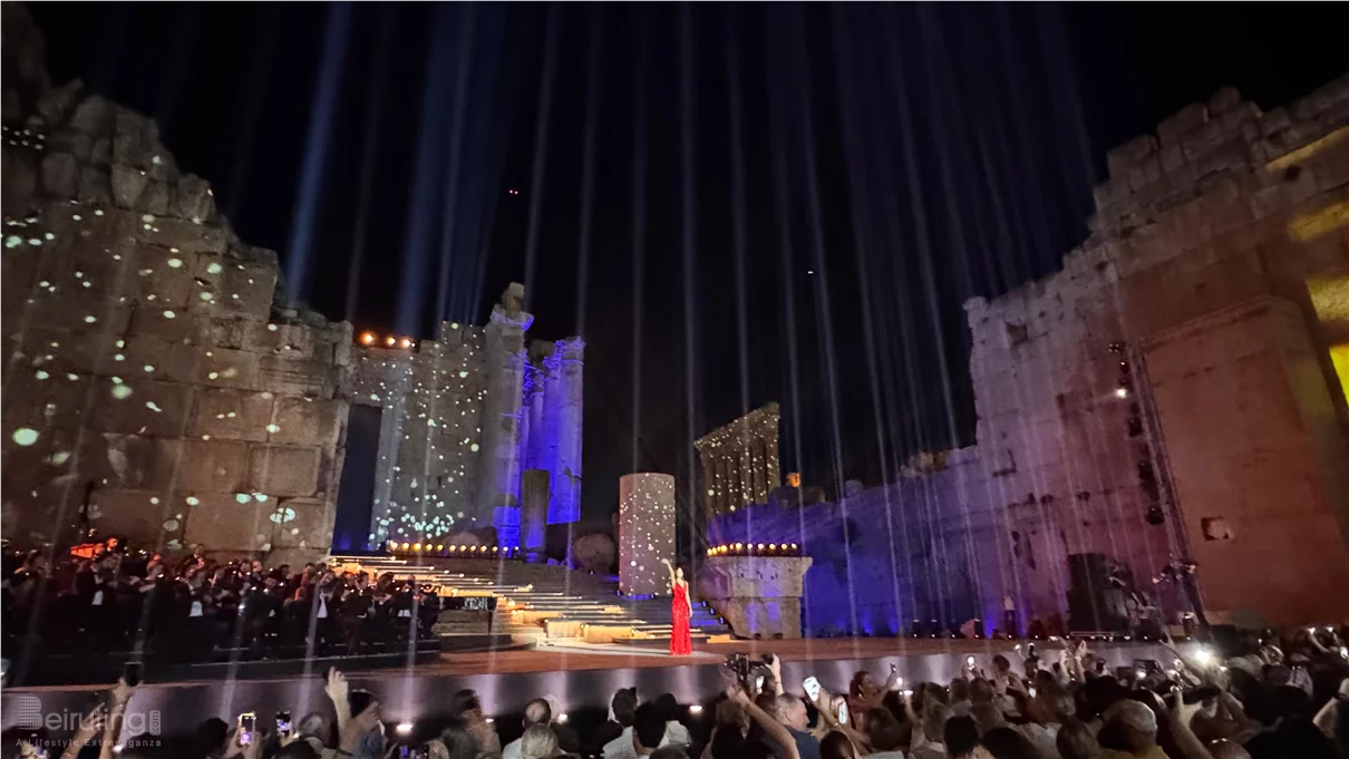 Hiba Tawaji & Oussama Rahbani at Baalbeck International Festival