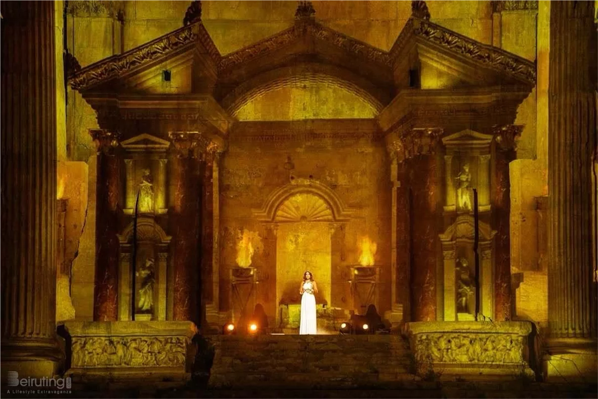 Hiba Tawaji & Oussama Rahbani at Baalbeck International Festival