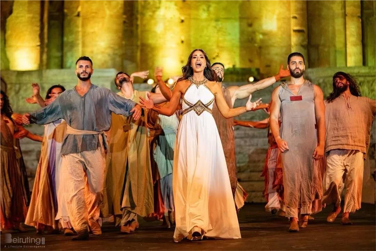 Hiba Tawaji & Oussama Rahbani at Baalbeck International Festival