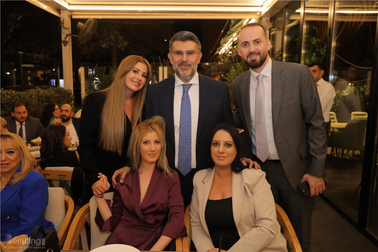 A Packed Dinner at Thanna Restaurant in Support of Candidate Elie Bazerli for President of the Beirut Bar Association