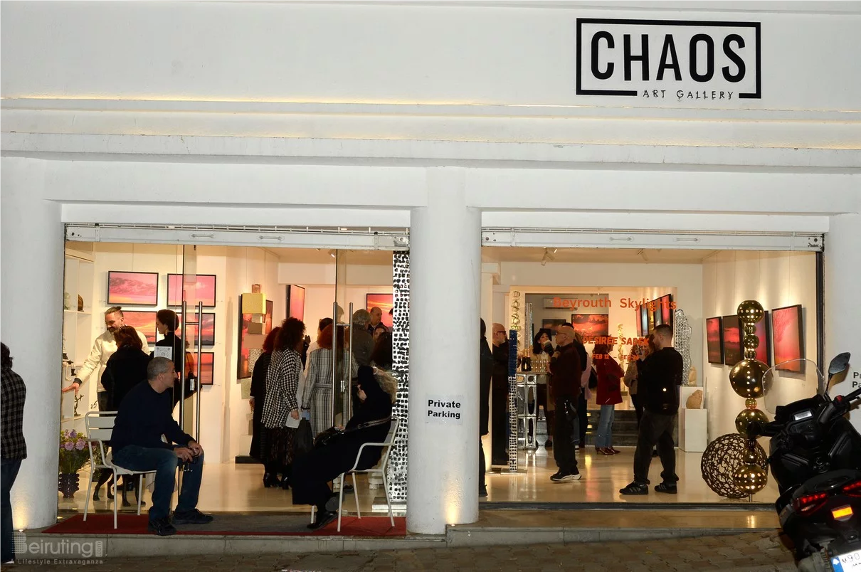 Beyrouth Skylights Solo Exhibition by Desiree Sadek at Chaos Art Gallery