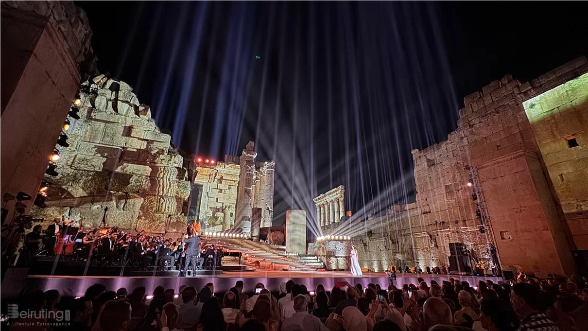 Hiba Tawaji & Oussama Rahbani at Baalbeck International Festival