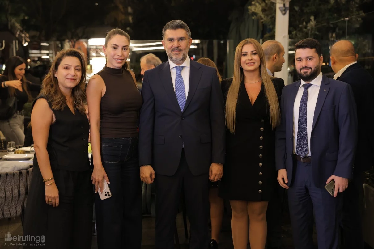 A Packed Dinner at Thanna Restaurant in Support of Candidate Elie Bazerli for President of the Beirut Bar Association