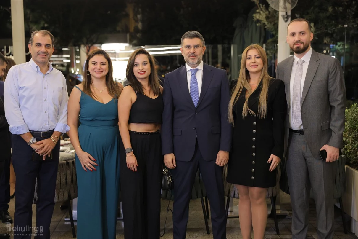 A Packed Dinner at Thanna Restaurant in Support of Candidate Elie Bazerli for President of the Beirut Bar Association