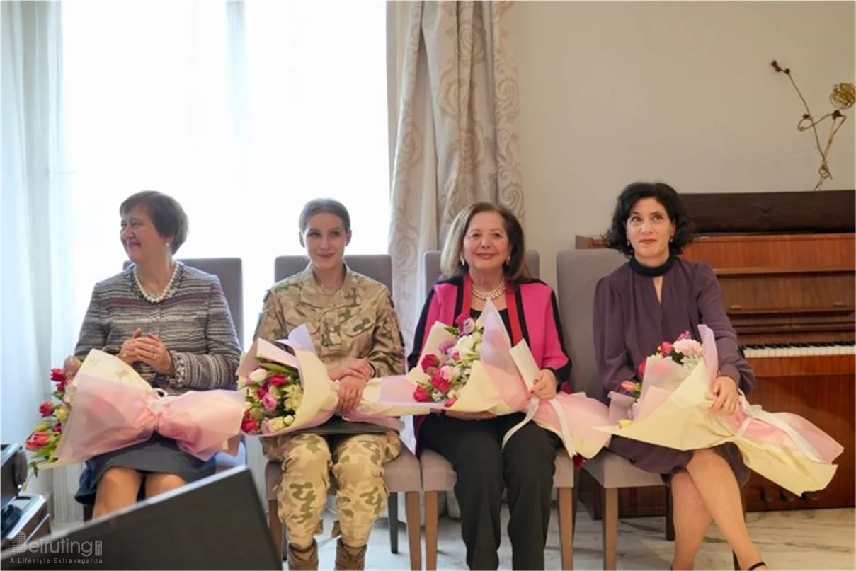 Gathering of diplomats spouses at the polish embassy