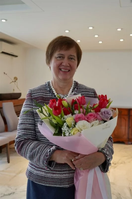 Gathering of diplomats spouses at the polish embassy