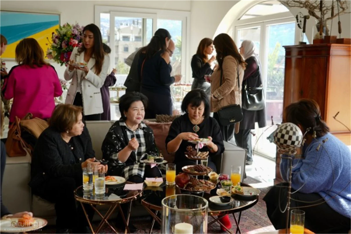 Gathering of diplomats spouses at the polish embassy