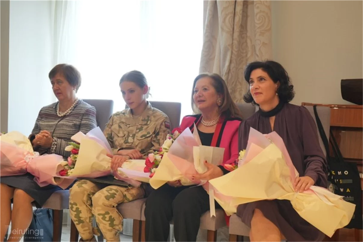 Gathering of diplomats spouses at the polish embassy
