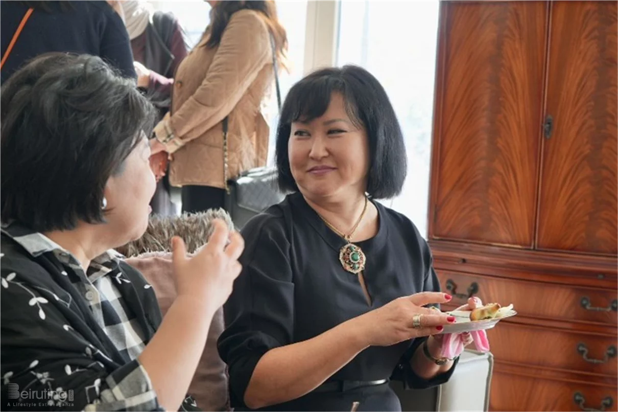 Gathering of diplomats spouses at the polish embassy