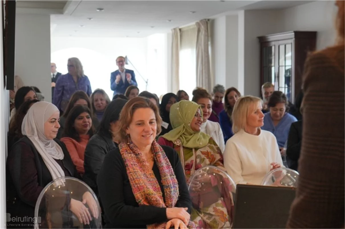 Gathering of diplomats spouses at the polish embassy