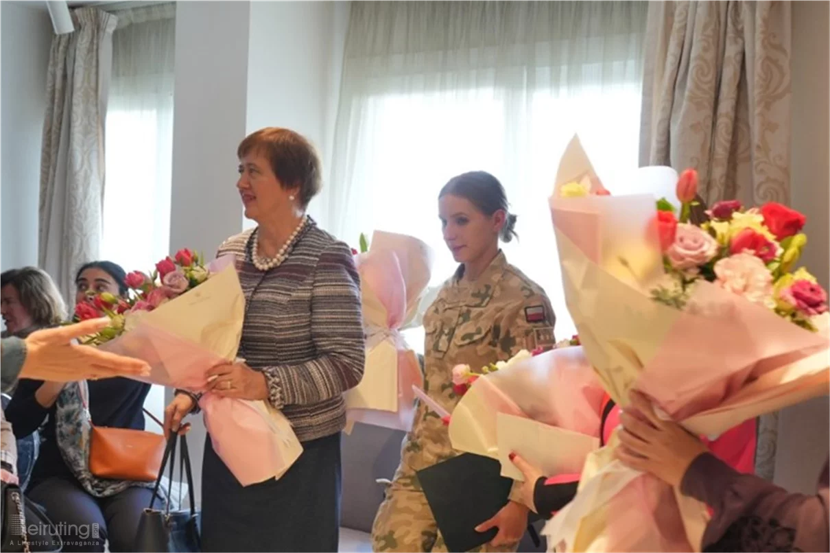 Gathering of diplomats spouses at the polish embassy