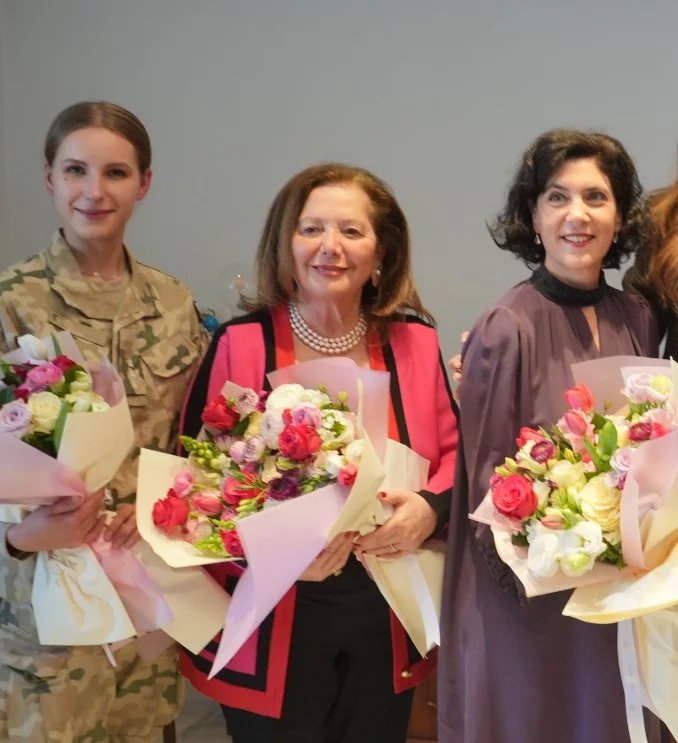 Gathering of diplomats spouses at the polish embassy