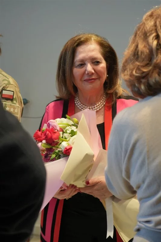 Gathering of diplomats spouses at the polish embassy