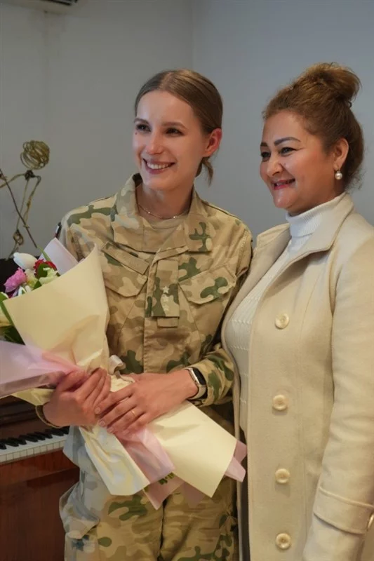 Gathering of diplomats spouses at the polish embassy