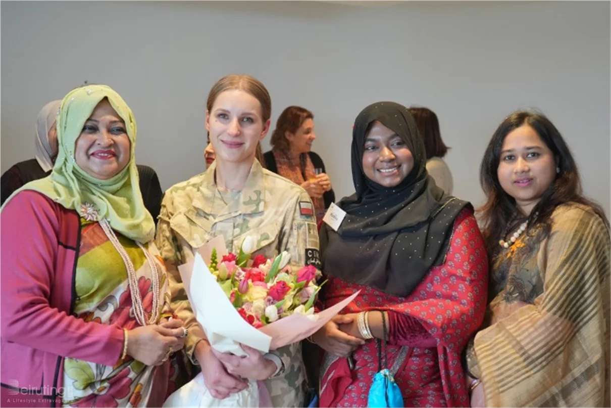 Gathering of diplomats spouses at the polish embassy