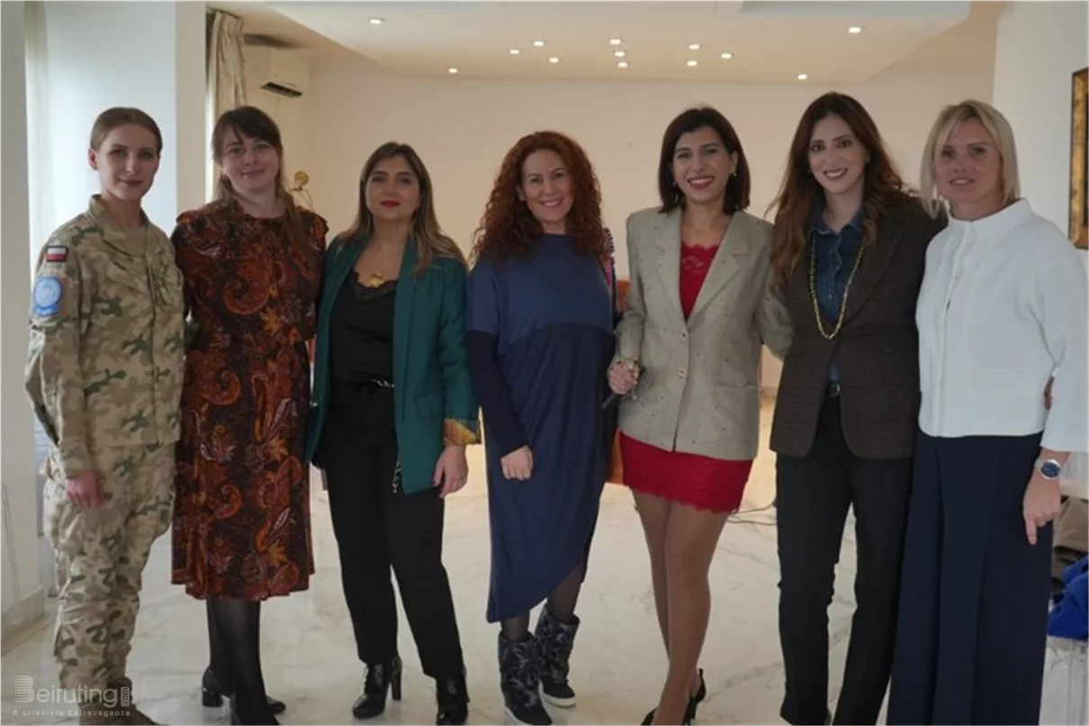 Gathering of diplomats spouses at the polish embassy