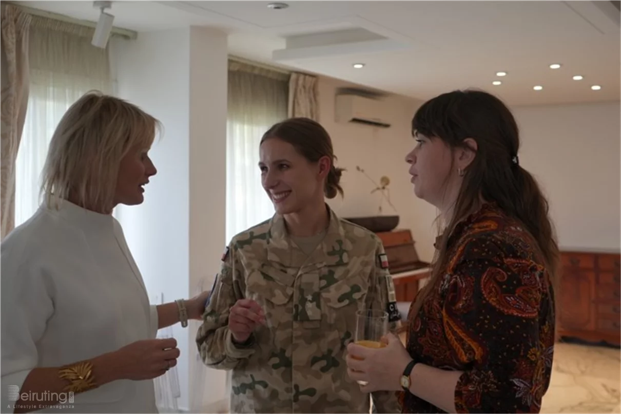 Gathering of diplomats spouses at the polish embassy