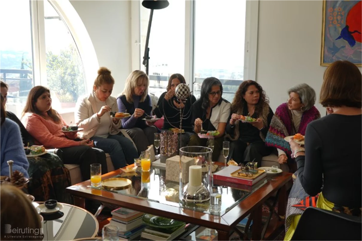 Gathering of diplomats spouses at the polish embassy