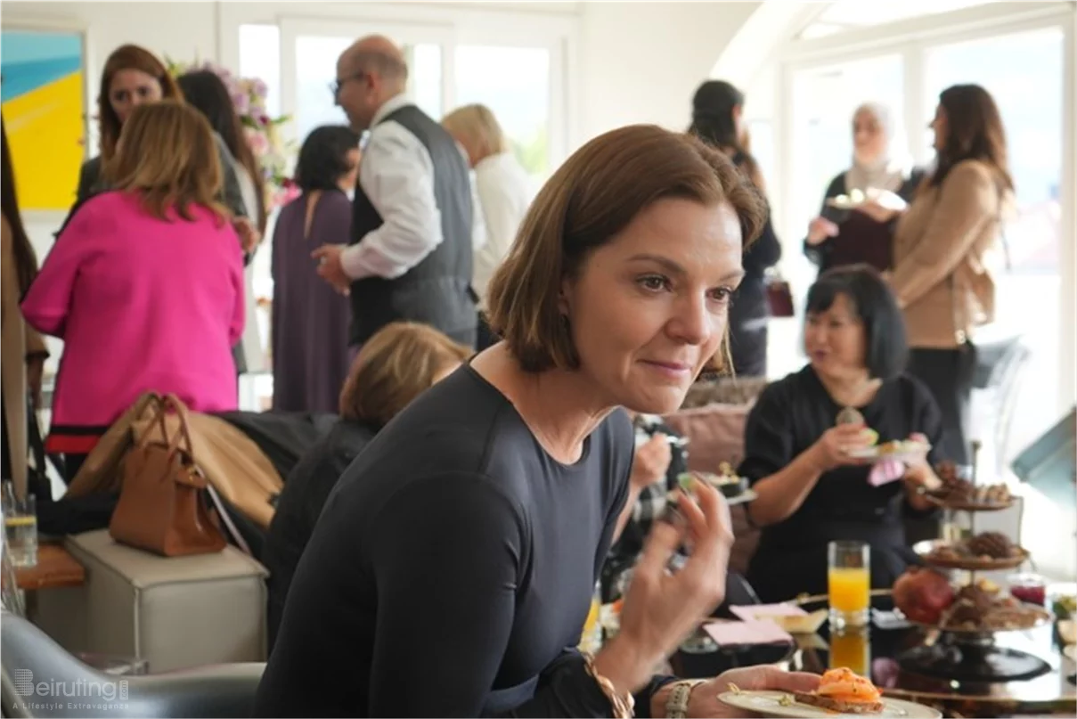 Gathering of diplomats spouses at the polish embassy