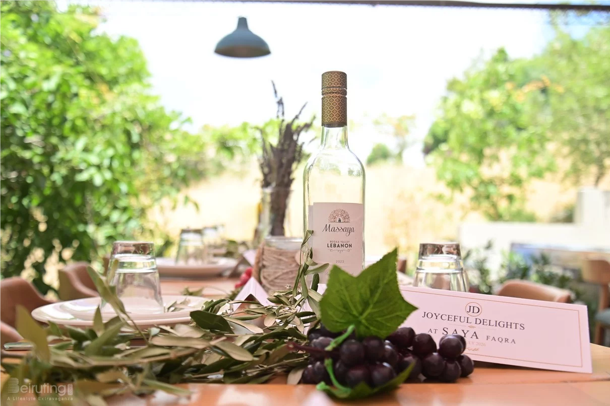 Joyceful Delight at SAYA – Massaya Winery