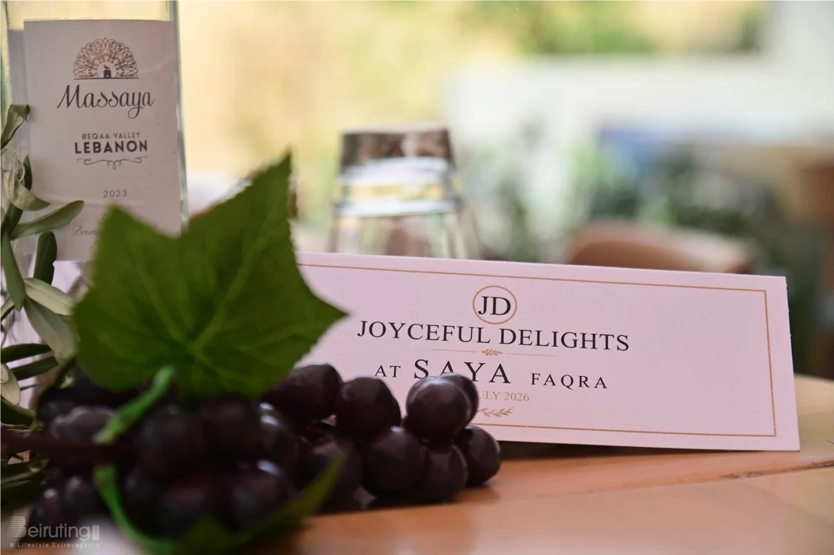 Joyceful Delight at SAYA – Massaya Winery