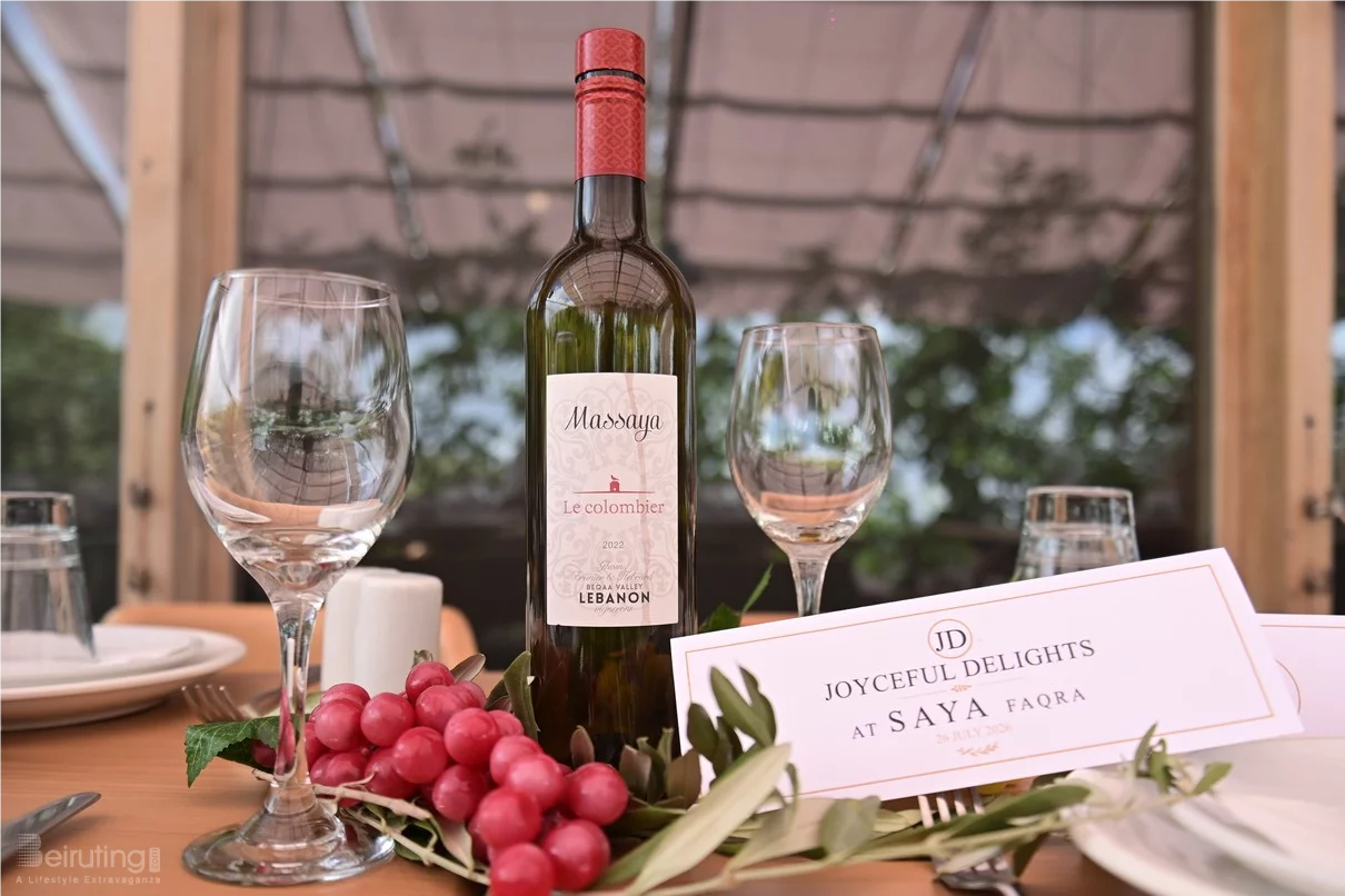 Joyceful Delight at SAYA – Massaya Winery