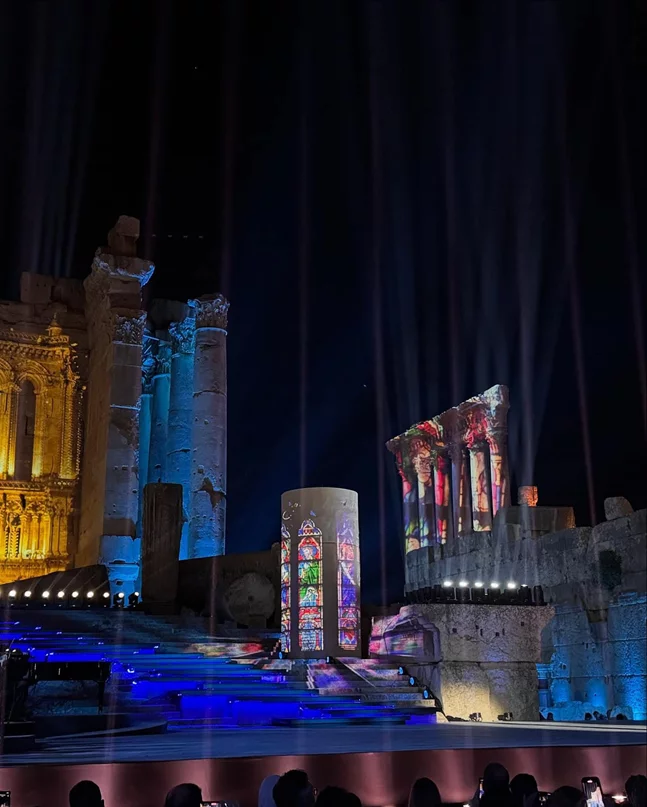 Hiba Tawaji & Oussama Rahbani at Baalbeck International Festival