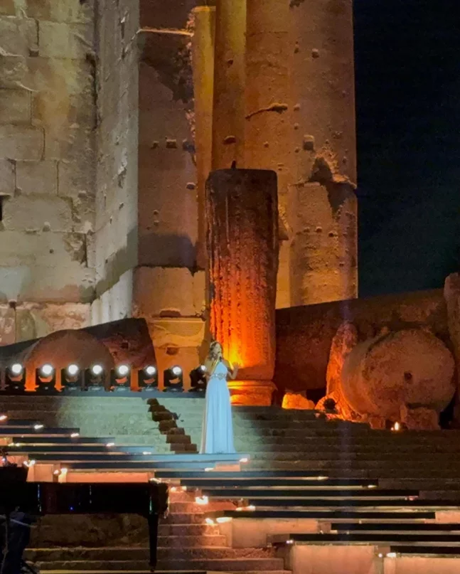 Hiba Tawaji & Oussama Rahbani at Baalbeck International Festival