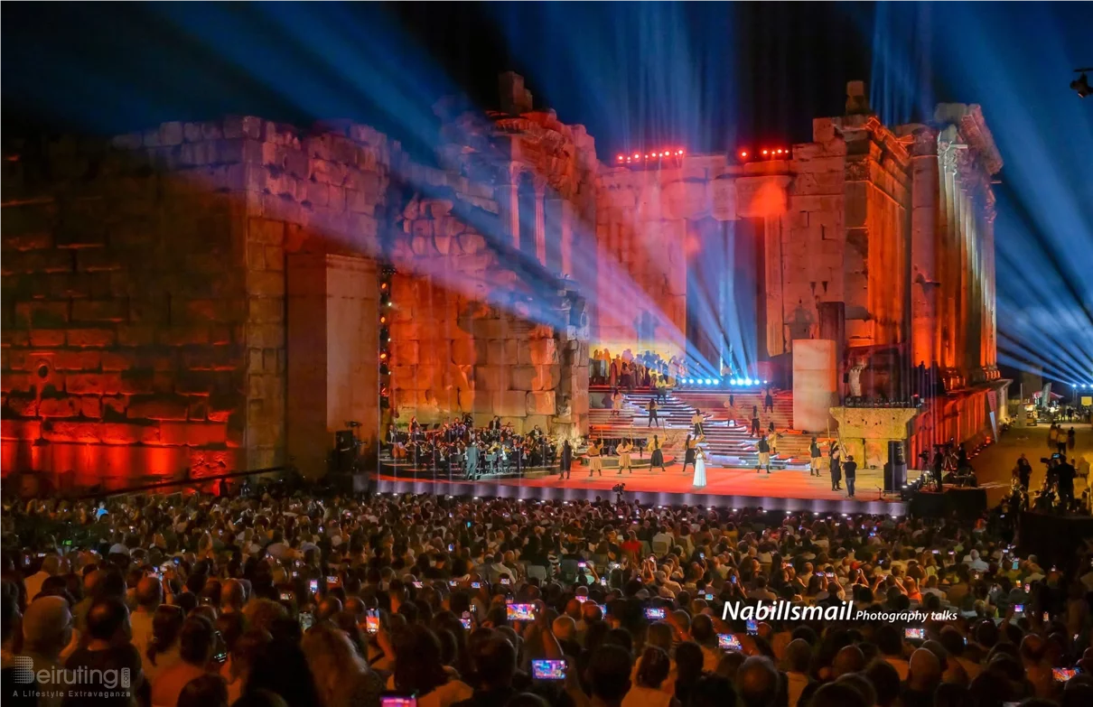 Hiba Tawaji & Oussama Rahbani at Baalbeck International Festival