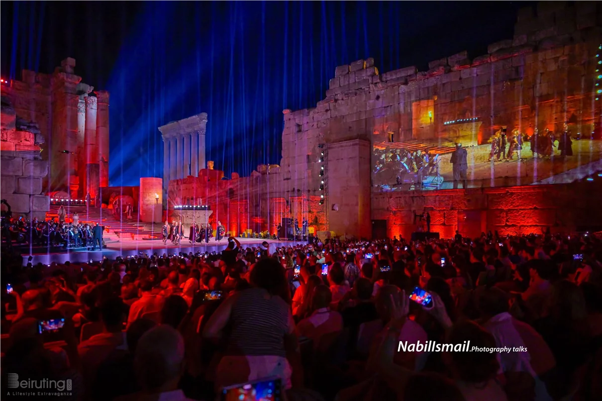 Hiba Tawaji & Oussama Rahbani at Baalbeck International Festival