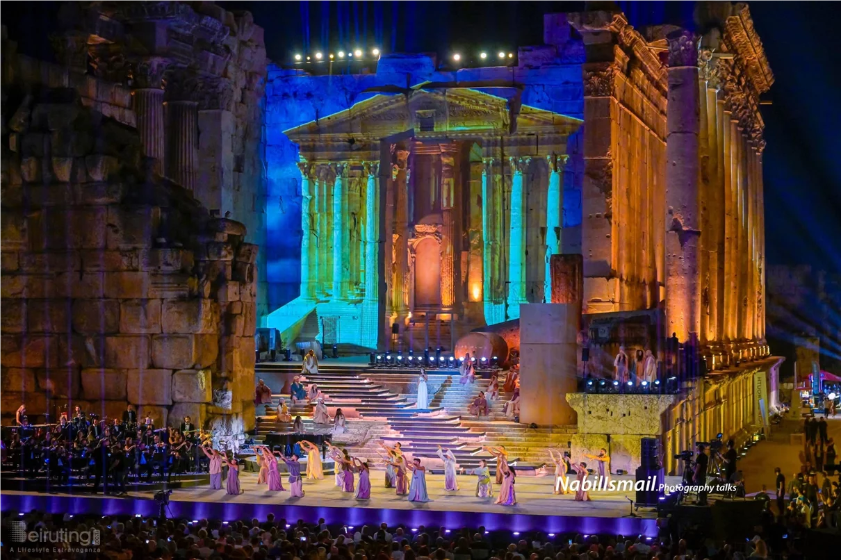 Hiba Tawaji & Oussama Rahbani at Baalbeck International Festival