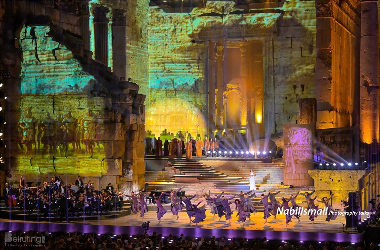 Hiba Tawaji & Oussama Rahbani at Baalbeck International Festival