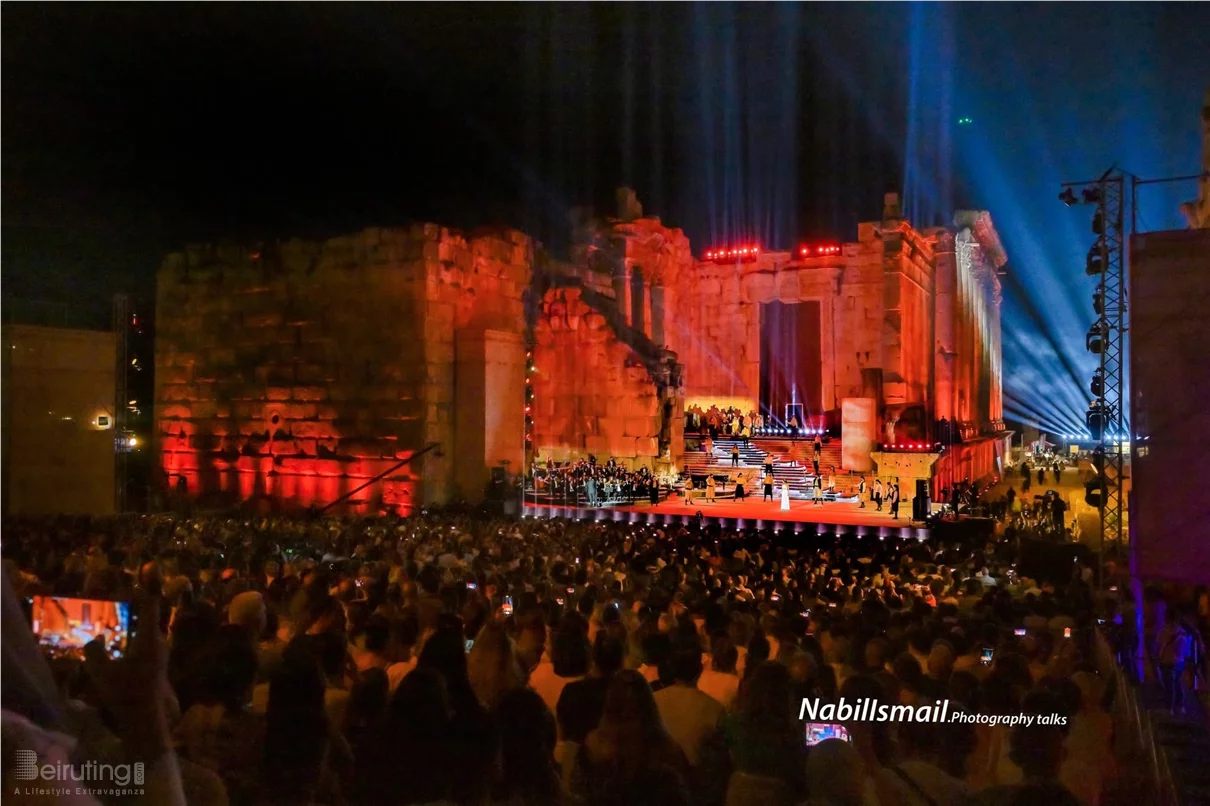 Hiba Tawaji & Oussama Rahbani at Baalbeck International Festival