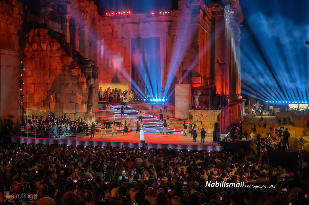 Hiba Tawaji & Oussama Rahbani at Baalbeck International Festival