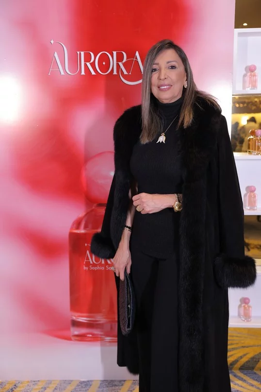 Sophia Saad celebrates the launch of AURORA