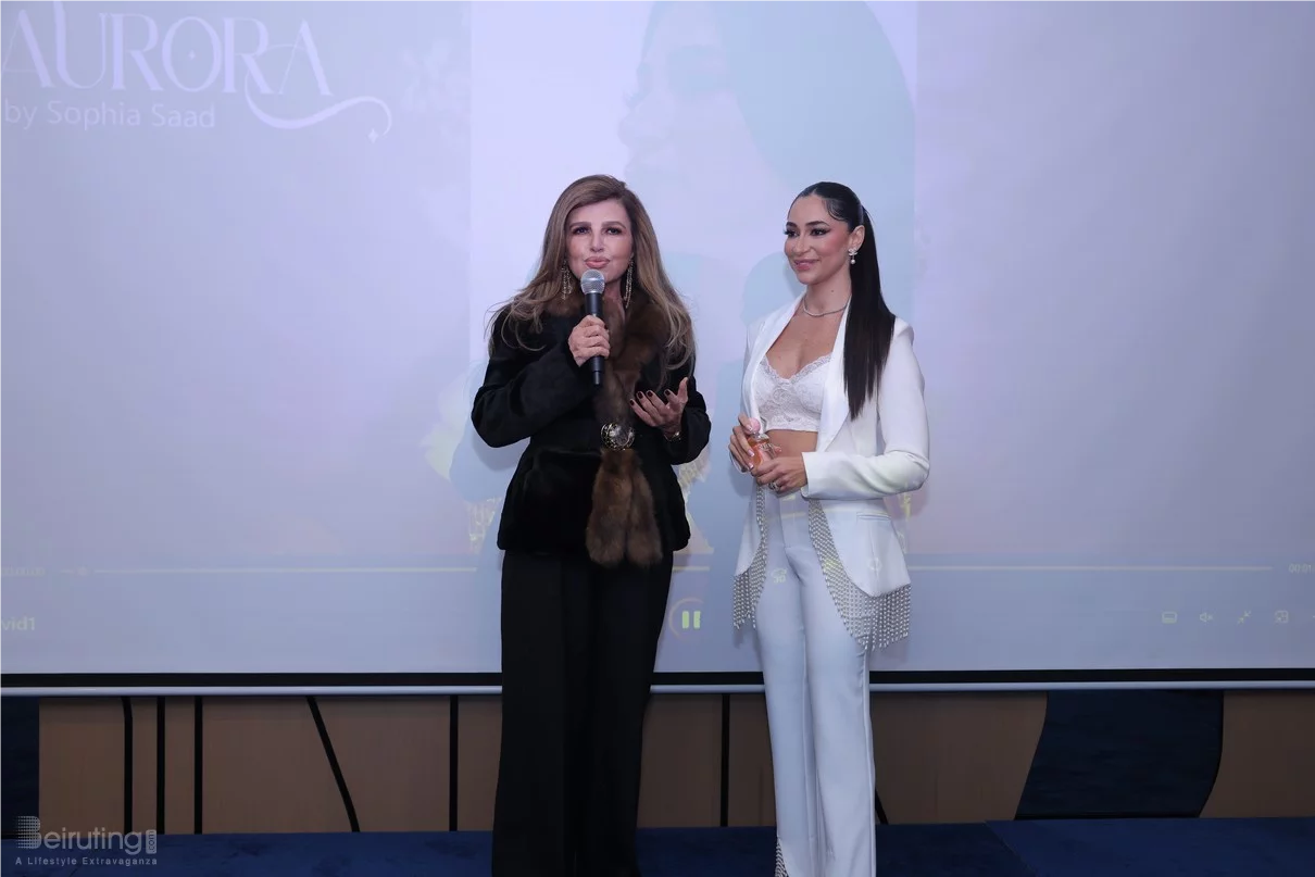 Sophia Saad celebrates the launch of AURORA