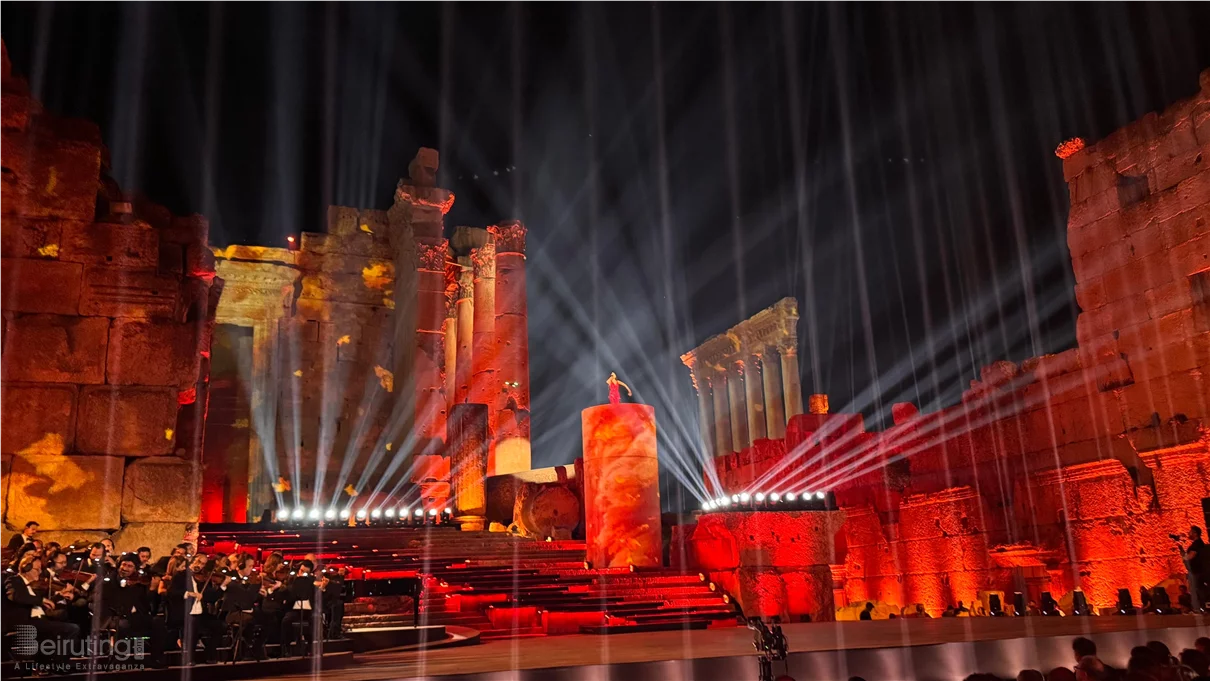 Hiba Tawaji & Oussama Rahbani at Baalbeck International Festival
