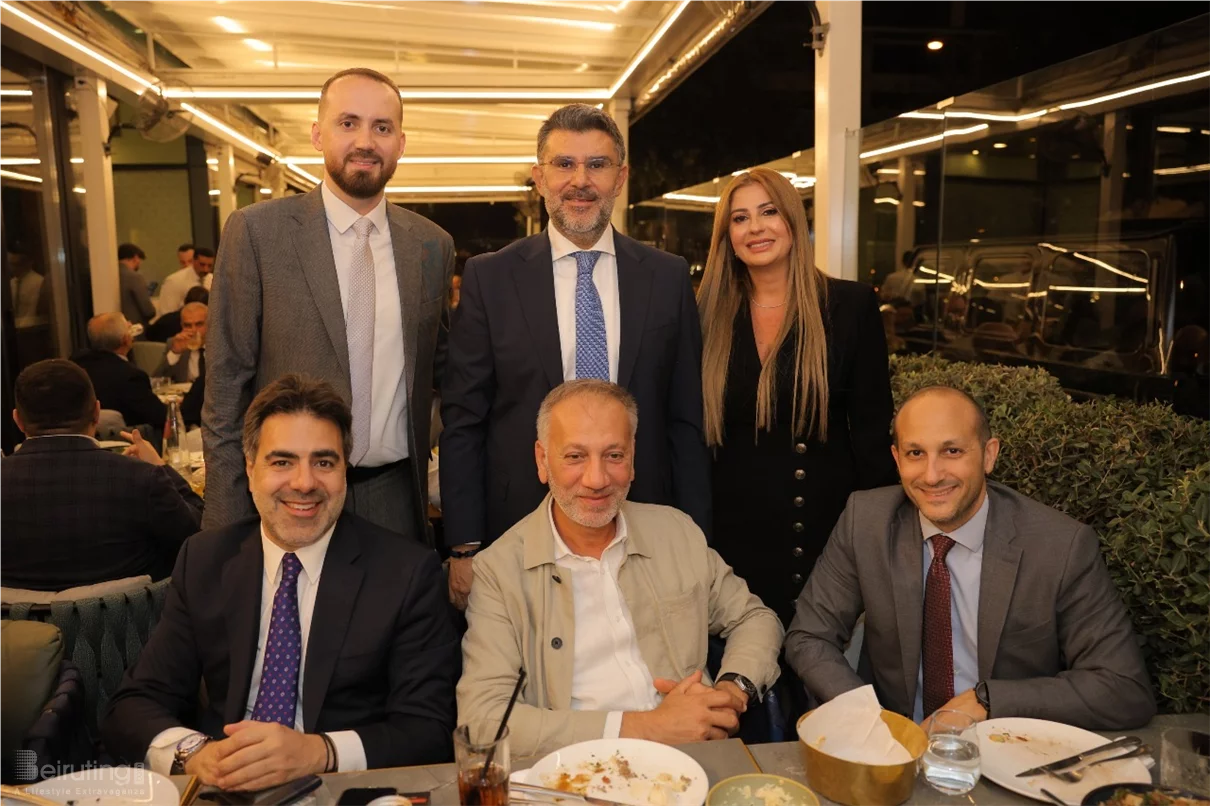 A Packed Dinner at Thanna Restaurant in Support of Candidate Elie Bazerli for President of the Beirut Bar Association