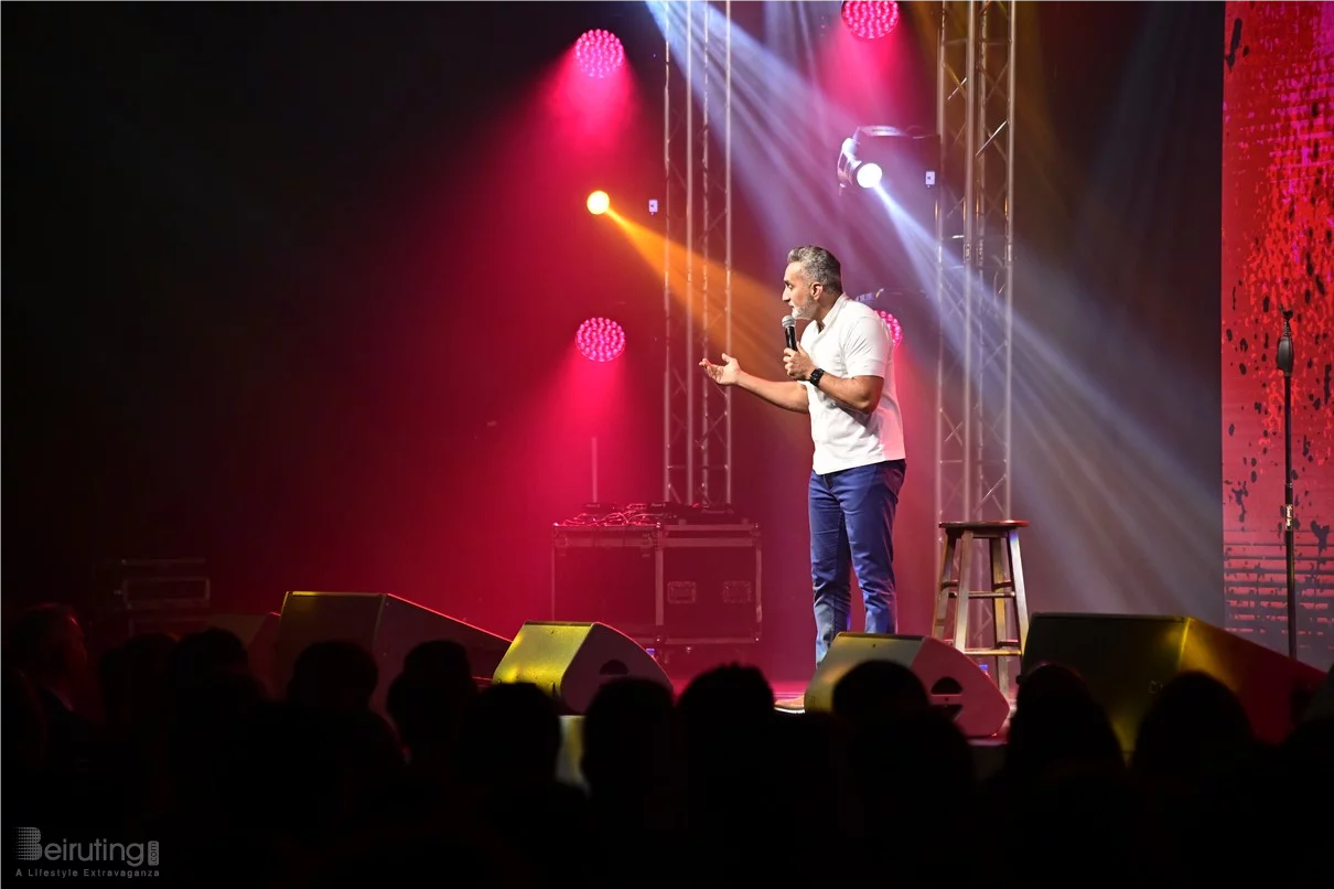 Bassem Youssef at Beirut Hall